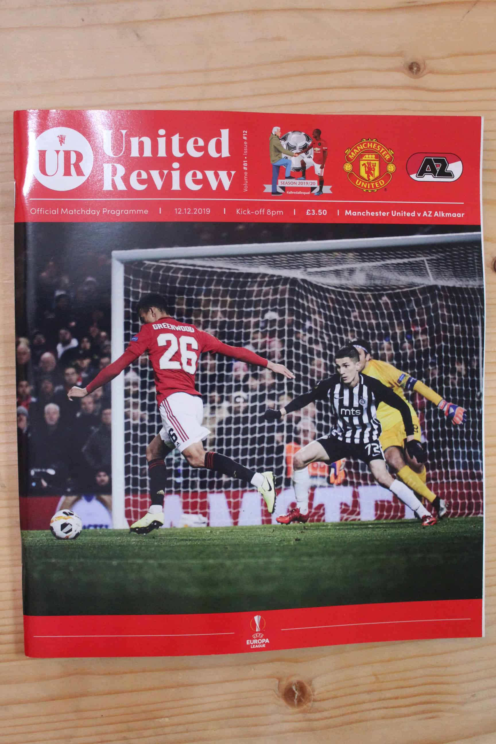 Manchester United FC v AZ 67 Alkmaar